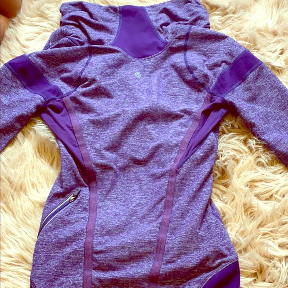 Lululemon purple jacket sz 6